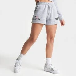 Women's Hoodrich Calor Shorts Heather Grey - HW0244 063