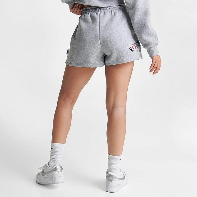 Women's Hoodrich Calor Shorts Heather Grey - HW0244 063 6 Women's Hoodrich Calor Shorts Heather Grey - HW0244 063 - Image 4