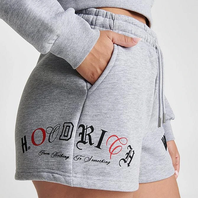 Women's Hoodrich Calor Shorts Heather Grey - HW0244 063 8 Women's Hoodrich Calor Shorts Heather Grey - HW0244 063 - Image 6