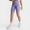 Women's Adidas Originals Adicolor Essentials Biker Short Leggings Magic Lilac - HZ7260 518 -Nike Store HZ7260 518 M1