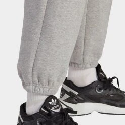 Women's Adidas Originals Essentials Fleece Joggers Medium Grey Heather - IA6432 035 -Nike Store IA6432 035 M5