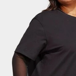 Women's Adidas Originals Adicolor Essentials T-Shirt (Plus Size) Black - IA6439 001 -Nike Store IA6439 001 M4