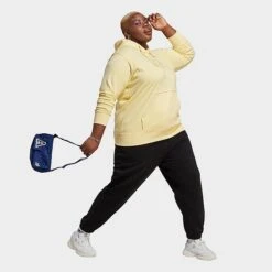 Women's Adidas Originals Essentials Fleece Joggers (Plus Size) Black - IA6444 001 -Nike Store IA6444 001 M3