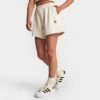 Women's Adidas Originals Adicolor Essentials French Terry Shorts Wonder White - IA6448 100