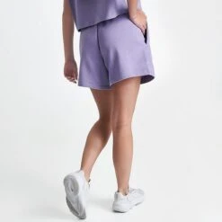 Women's Adidas Originals Adicolor Essentials French Terry Shorts Magic Lilac - IA6449 518 10 Women's Adidas Originals Adicolor Essentials French Terry Shorts Magic Lilac - IA6449 518 -Nike Store IA6449 518 M4