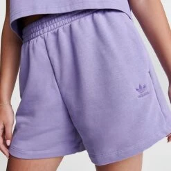 Women's Adidas Originals Adicolor Essentials French Terry Shorts Magic Lilac - IA6449 518 11 Women's Adidas Originals Adicolor Essentials French Terry Shorts Magic Lilac - IA6449 518 -Nike Store IA6449 518 M5