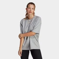Women's Adidas Originals Adicolor Essentials T-Shirt Medium Grey Heather - IA6466 035