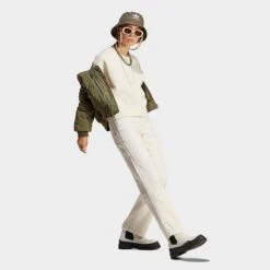 Women's Adidas Originals Adicolor Essentials Crew Long Sleeve Sweatshirt Wonder White - IA6502 100 -Nike Store IA6502 100 M3