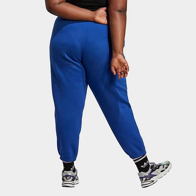 Women's Adidas Originals Essentials Fleece Joggers (Plus Size) Semi Lucid Blue - IA6505 420 4 Women's Adidas Originals Essentials Fleece Joggers (Plus Size) Semi Lucid Blue - IA6505 420 - Image 2
