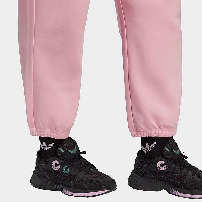 Women's Adidas Originals Essentials Fleece Joggers (Plus Size) True Pink - IA6506 681 7 Women's Adidas Originals Essentials Fleece Joggers (Plus Size) True Pink - IA6506 681 - Image 5