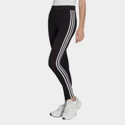 Women's Adidas Originals Adicolor Classics 3-Stripes Leggings Black - IB7383 001