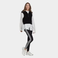 Women's Adidas Originals Adicolor Classics 3-Stripes Leggings Black - IB7383 001 -Nike Store IB7383 001 M3