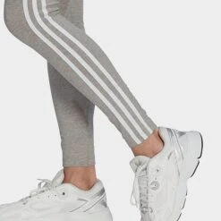 Women's Adidas Originals Adicolor Classics 3-Stripes Leggings Medium Grey Heather - IB7384 035 -Nike Store IB7384 035 M4