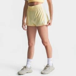 Women's Adidas Originals 3-Stripes Shorts Almost Yellow - IB7425 740