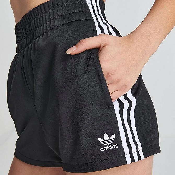 Women's Adidas Originals 3-Stripes Shorts Black - IB7426 001 7 Women's Adidas Originals 3-Stripes Shorts Black - IB7426 001 - Image 5