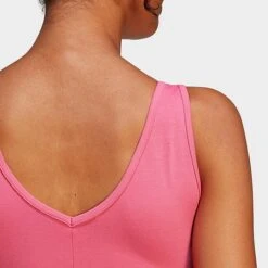 Women's Adidas Essentials 3-Stripes Crop Top Pulse Magenta/White - IC4430 660 -Nike Store IC4430 660 M5