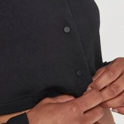 ADIDAS Women's Adicolor Classics 3-Stripes Cropped Button Long-Sleeve T-Shirt Black - IC5473 001 13 ADIDAS Women's Adicolor Classics 3-Stripes Cropped Button Long-Sleeve T-Shirt Black - IC5473 001 -Nike Store IC5473 001 M6