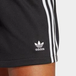 Women's Adidas Originals Adicolor Classics 3-Stripes Short Wrapping Skirt Black - IC5475 001 -Nike Store IC5475 001 M4