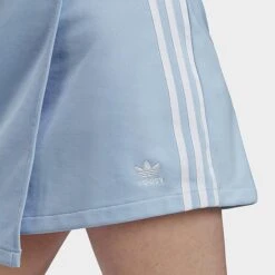 Women's Adidas Originals Adicolor Classics 3-Stripes Short Wrapping Skirt Blue Dawn - IC5476 450 11 Women's Adidas Originals Adicolor Classics 3-Stripes Short Wrapping Skirt Blue Dawn - IC5476 450 -Nike Store IC5476 450 M5