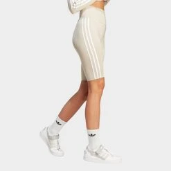 Women's Adidas Originals Adicolor Classics High-Waisted Short Tights Wonder Beige - II0717 264