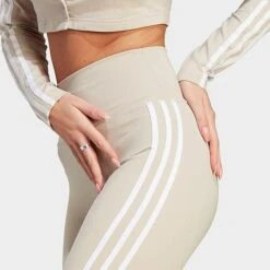 Women's Adidas Originals Adicolor Classics High-Waisted Short Tights Wonder Beige - II0717 264 10 Women's Adidas Originals Adicolor Classics High-Waisted Short Tights Wonder Beige - II0717 264 -Nike Store II0717 264 M4