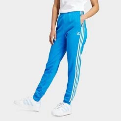 Women's Adidas Originals Adicolor Classics Superstar Cuffed Track Pants Bluebird - II0753 430
