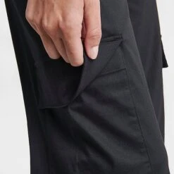 Women's Adidas Originals Wide Cargo Pants Black - IJ8183 001 -Nike Store IJ8183 001 M5