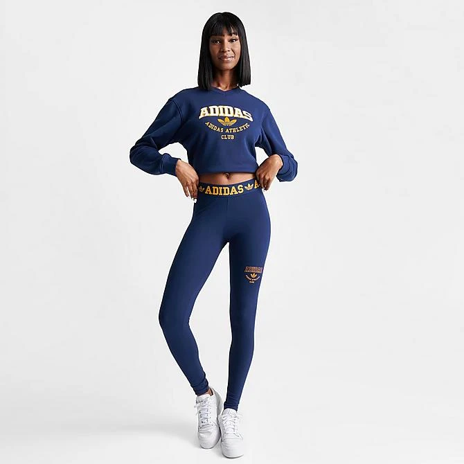 Women's Adidas Originals Leggings Navy - IL2418 415 3 Women's Adidas Originals Leggings Navy - IL2418 415 - Image 2