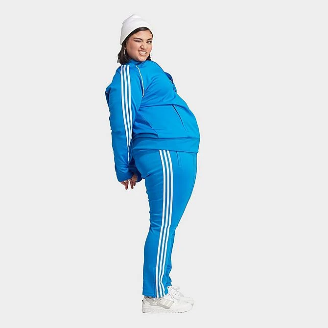 Women's Adidas Originals Adicolor Superstar Track Pants (Plus Size) Bluebird - IL6655 430 4 Women's Adidas Originals Adicolor Superstar Track Pants (Plus Size) Bluebird - IL6655 430 - Image 2