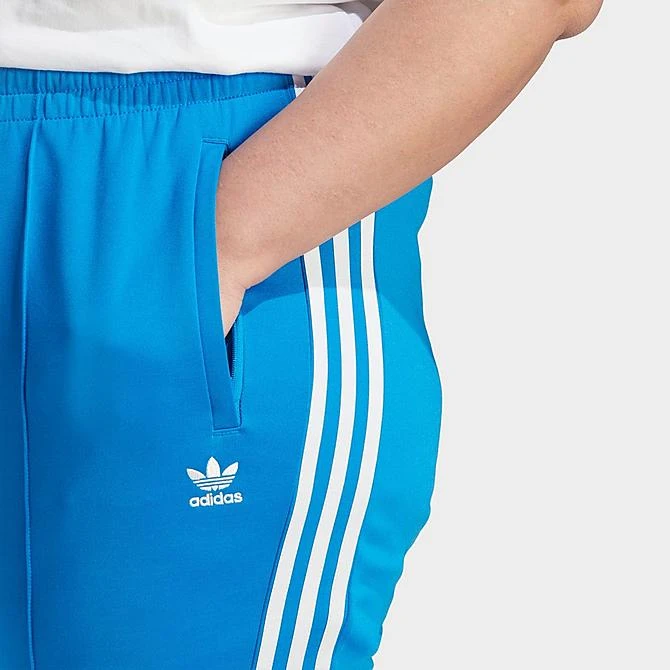 Women's Adidas Originals Adicolor Superstar Track Pants (Plus Size) Bluebird - IL6655 430 6 Women's Adidas Originals Adicolor Superstar Track Pants (Plus Size) Bluebird - IL6655 430 - Image 4