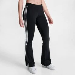 Women's Adidas Originals Adicolor Classics Flared Leggings Black - IN1100 010 -Nike Store IN1100 010 M3