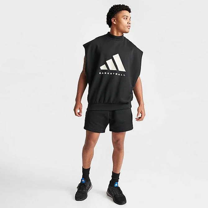Adidas Basketball One Sleeveless Sweatshirt Black - IN4247 001 4 Adidas Basketball One Sleeveless Sweatshirt Black - IN4247 001 - Image 2