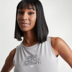 Women's Adidas Originals Varsity Tank Solid Grey - IN7107 020 11 Women's Adidas Originals Varsity Tank Solid Grey - IN7107 020 -Nike Store IN7107 020 M5