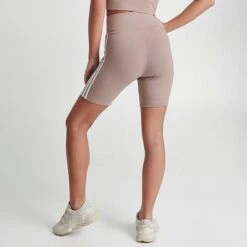 Women's Adidas Originals Adicolor Essentials Biker Short Leggings Chalky Brown - IQ3406 236 -Nike Store IQ3406 236 M4