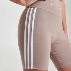 Women's Adidas Originals Adicolor Essentials Biker Short Leggings Chalky Brown - IQ3406 236 -Nike Store IQ3406 236 M6