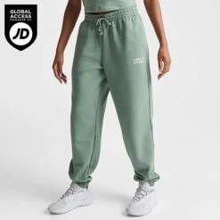 Women's Adidas Originals Linear Jogger Pants Silver Green - IT7133 338
