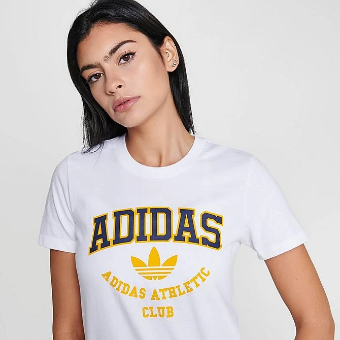 Women's Adidas Originals Short-Sleeve T-Shirt White - IW5683 100 7 Women's Adidas Originals Short-Sleeve T-Shirt White - IW5683 100 - Image 5