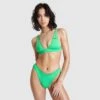 Women's Nike Swim Essential Bikini Bottoms Electric Algae - NESSC230 380