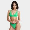 Women's Nike Swim Essential Strappy Bikini Bra Top Electric Algae - NESSC236 380 -Nike Store NESSC236 380 M1