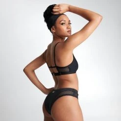 Women's Nike Swim Mesh Bottoms Black - NESSD254 001 -Nike Store NESSD254 001 M4