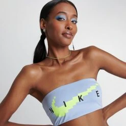 Women's Nike Swim Bandeau Bikini Top Cobalt Bliss - NESSD294 451 -Nike Store NESSD294 451 M5