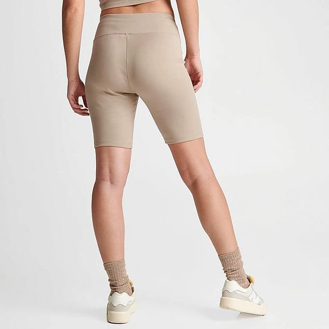 Women's The North Face Logo Biker Shorts Flax - NF0A7SU3 251 6 Women's The North Face Logo Biker Shorts Flax - NF0A7SU3 251 - Image 4