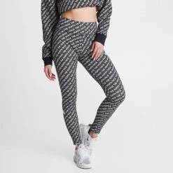 Women's The North Face All-over Print Leggings Black/All-over Print - NF0A7SU4 001 -Nike Store NF0A7SU4 001 M3