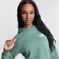 Women's The North Face Box NSE Pullover Hoodie Dark Sage - NF0A7UON 301 -Nike Store NF0A7UON 301 M5