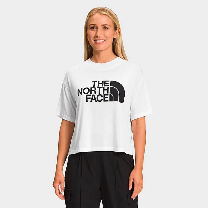 Women's The North Face Half Dome Crop Short-Sleeve T-Shirt TNF White/TNF Black - NF0A81VA 100 3 Women's The North Face Half Dome Crop Short-Sleeve T-Shirt TNF White/TNF Black - NF0A81VA 100