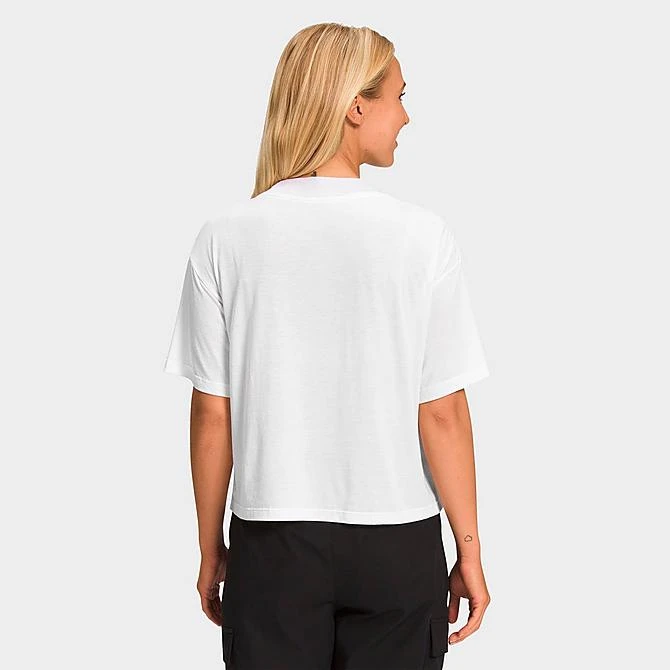 Women's The North Face Half Dome Crop Short-Sleeve T-Shirt TNF White/TNF Black - NF0A81VA 100 4 Women's The North Face Half Dome Crop Short-Sleeve T-Shirt TNF White/TNF Black - NF0A81VA 100 - Image 2