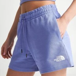 Women's The North Face Fleece Shorts Deep Periwinkle - NF0A83GQ 510 -Nike Store NF0A83GQ 510 M5