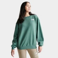 Women's The North Face Oversized Half Dome Logo Crewneck Sweatshirt - NF0A84GX 301