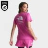 Women's The North Face Cali USA Coordinates T-Shirt Hot Pink - NF0A858I 651 -Nike Store NF0A858I 651 M1