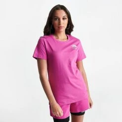 Women's The North Face Cali USA Coordinates T-Shirt Hot Pink - NF0A858I 651 -Nike Store NF0A858I 651 M4